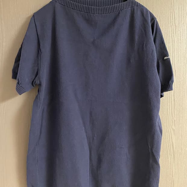 필루즈 다르보르 반팔 니트 네이비