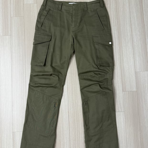 cmmawear 커마웨어 백지퍼 카고팬츠 L