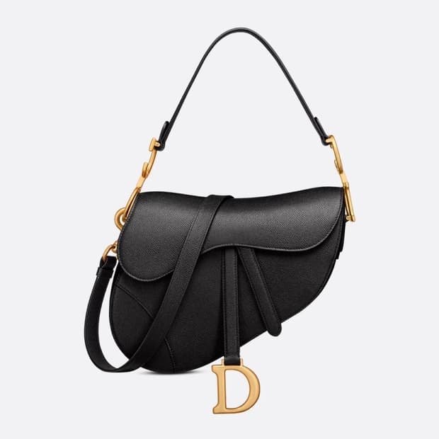 [Dior] 디올 새들백 미듐 블랙