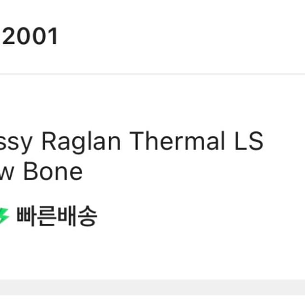 스투시 래글런 써멀 롱슬리브 크루 본 M