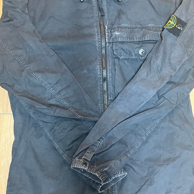 스톤아일랜드 올드이펙트 오버셔츠l