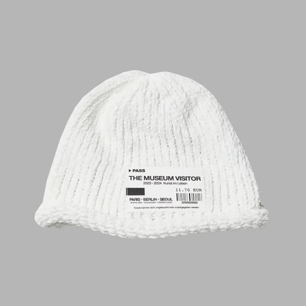 더뮤지엄비지터 비니 모자