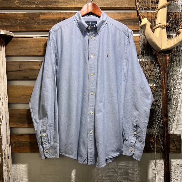 [S]폴로 랄프로렌 스카이블루 옥스포드 셔츠