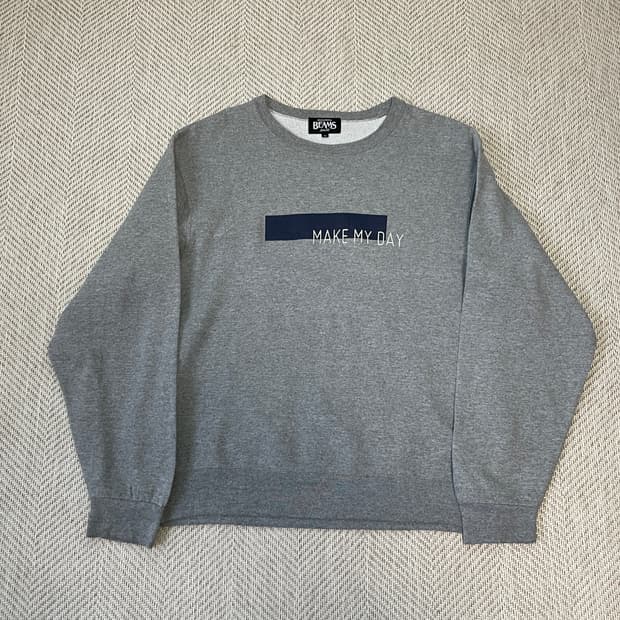 9~00s  beams 빔즈 그레이 스웻셔츠 