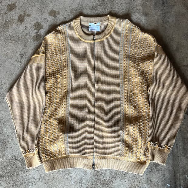 야시키 니트 집업