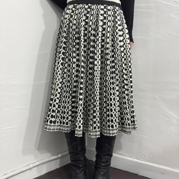 echo design pleats skirt