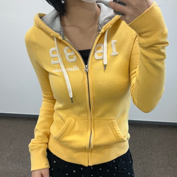 Abercrombie 아베크롬비 1892 옐로우 후드집업