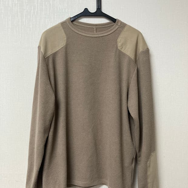 오퍼스 0012 Op. 07 REDRUM PATCH KNIT BEIGE
