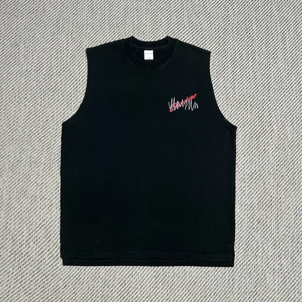 [L] Gainsboro 게인스보로 블랙 라운드 나시