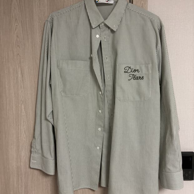 [40] 디올x티어스 스트라이프셔츠