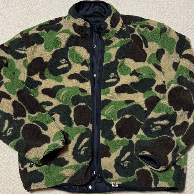 베이프 리버서블 후리스 (M)