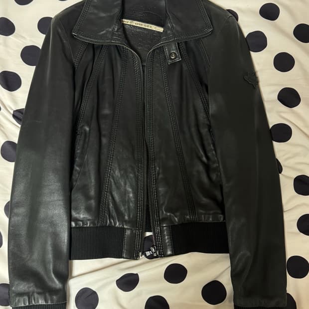 디젤 여성 양가죽 자켓 xs