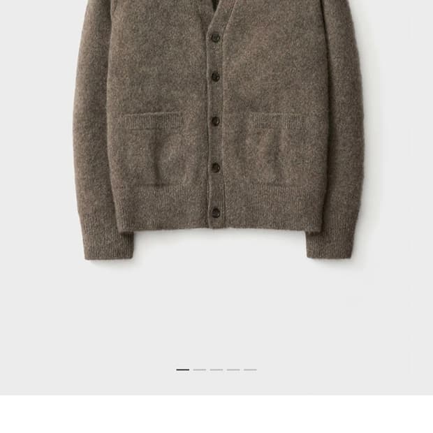 포터리 야크 알파카 컴포트 가디건 토바코 3