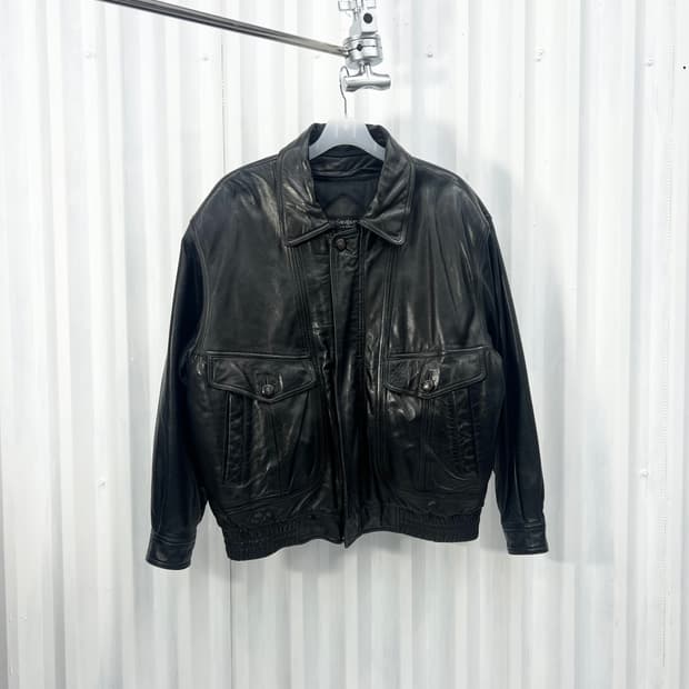 90s YSL lambskin bomber XL