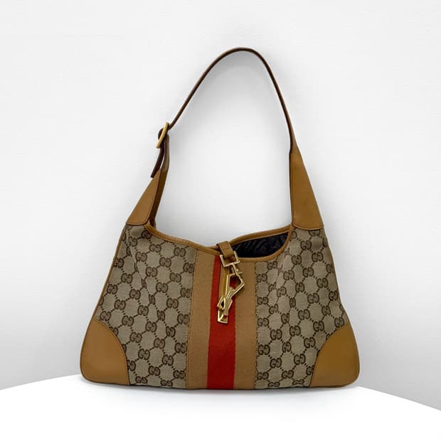 Gucci GG Jacquard Jackie Shoulder Bag