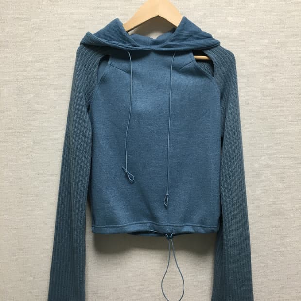 블루 트임 니트 