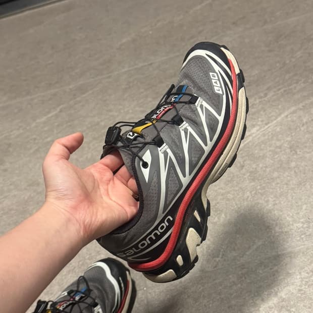 salomon 살로몬 XT-6 퓨터 오로라 레드 235