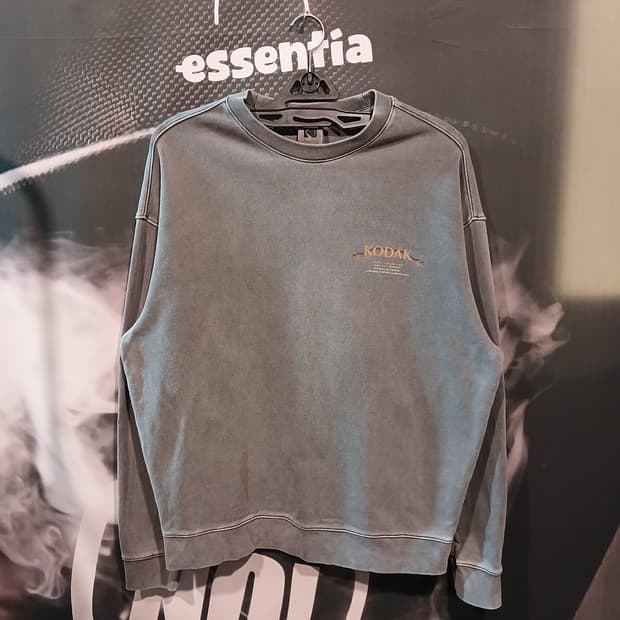 코닥 로고 빈티지 워싱 맨투맨