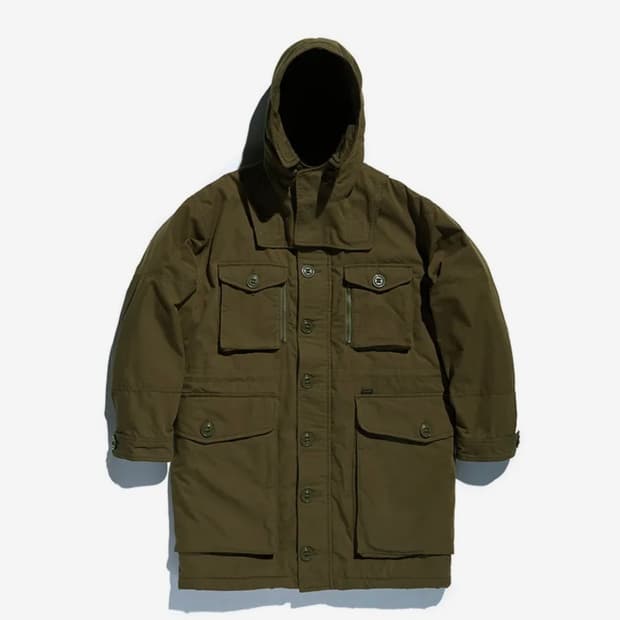 에스피오나지 야상 패딩 밀리터리 피쉬테일