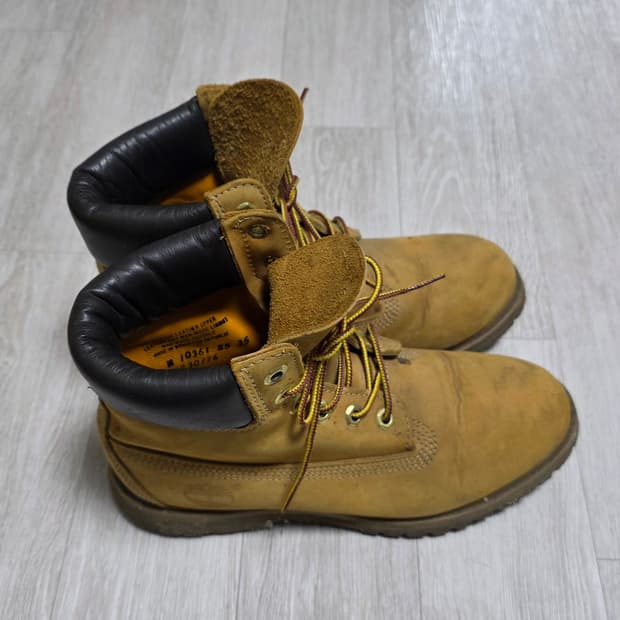 팀버랜드 옐로우 워커 부츠 250
