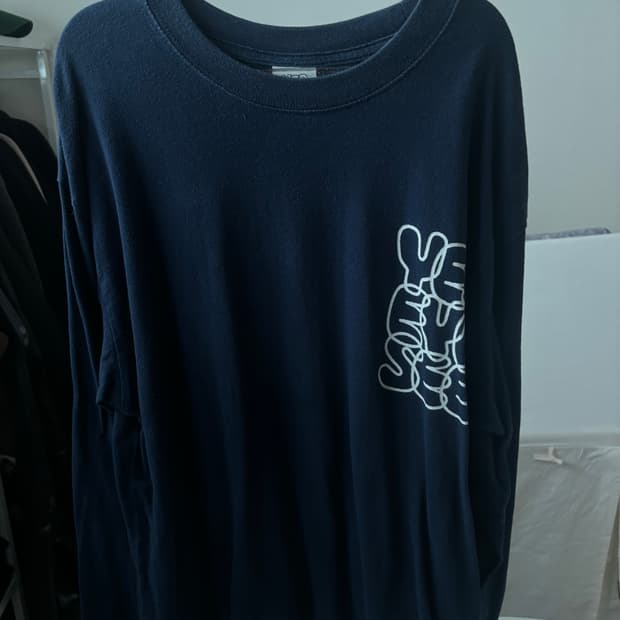 예스아이씨 롱슬리브 네이비 m