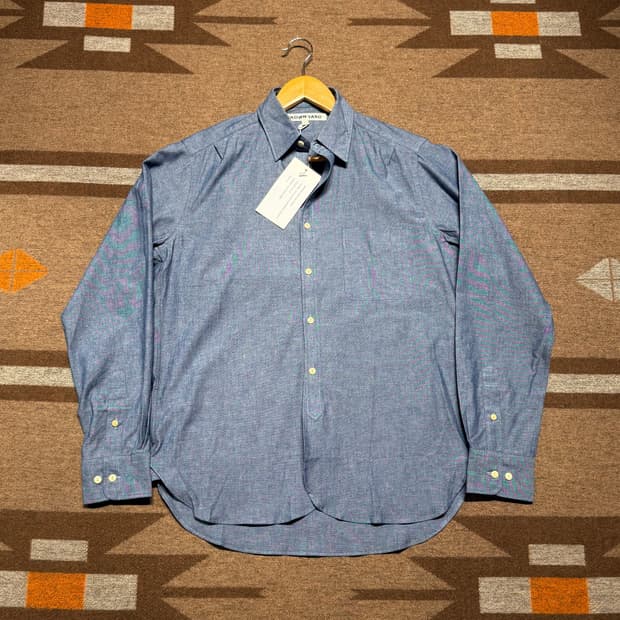 미사용)브라운야드 샴브레이 데님 셔츠 100