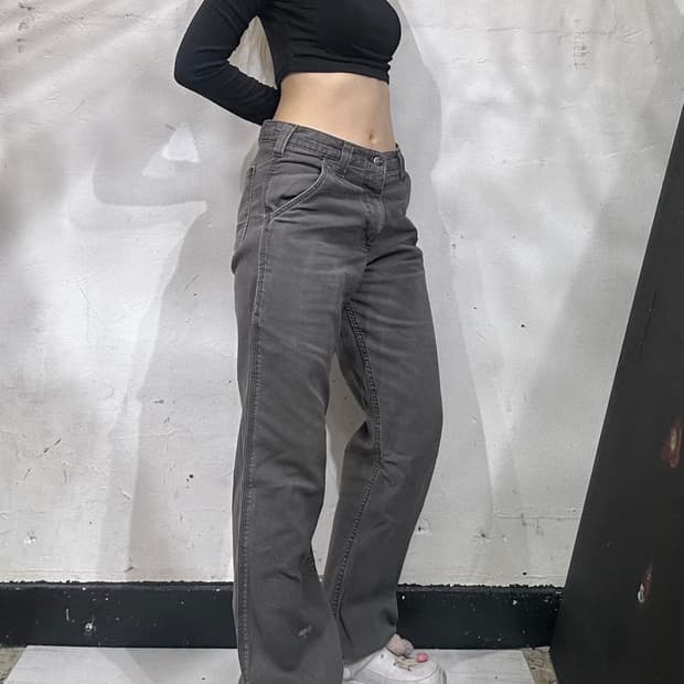 칼하트 와이드 relaxed 그레이 워크 팬츠 바지 