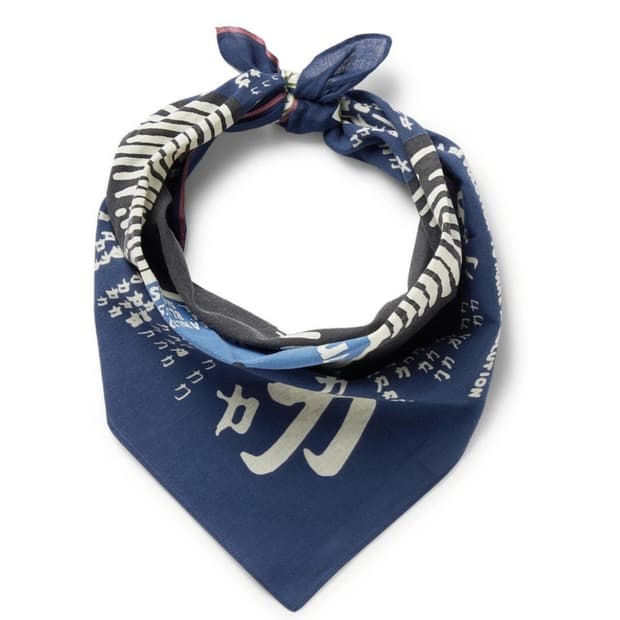 Kapital blue record bandana (bob marley)