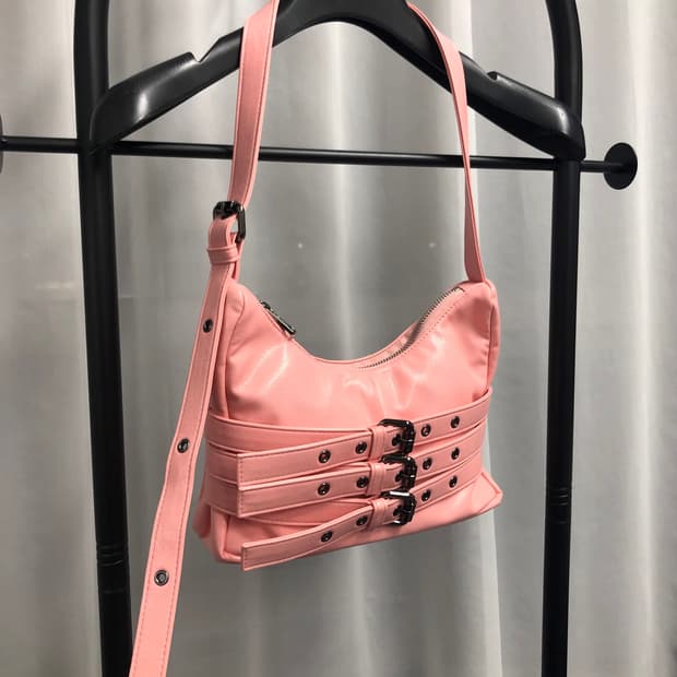 Samo ondoh 세이모온도 벨트백 핑크