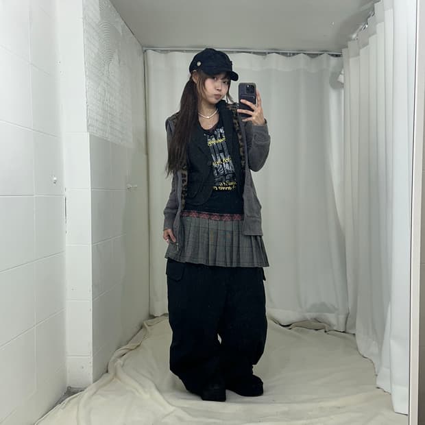 데일리 니혼진 펑크 러힙 코디세트