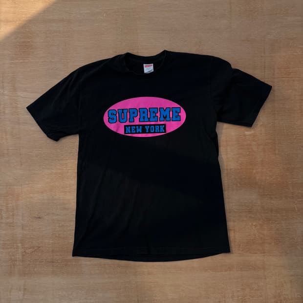 Supreme Oval Logo Tee (Black) 슈프림