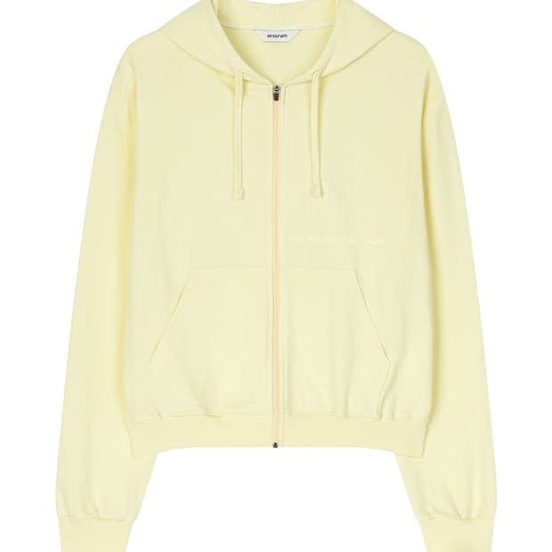 [2] Rum Hoodie Zip-up lemon butter