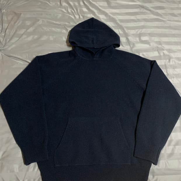 sew 코지울캐시미어 후드니트