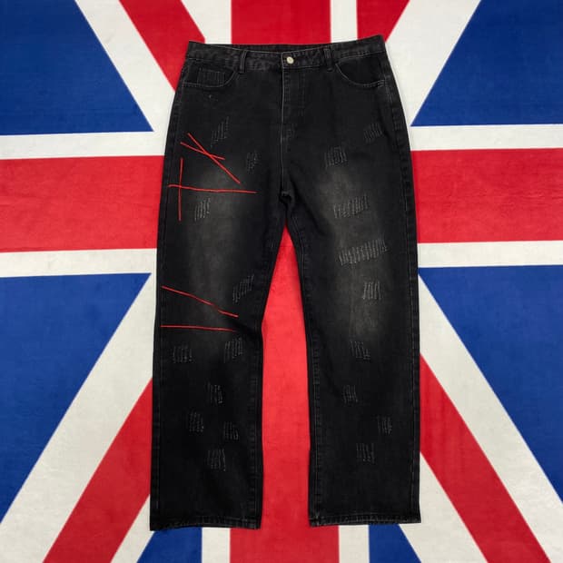 빈티지 데미지 팬츠 3XL