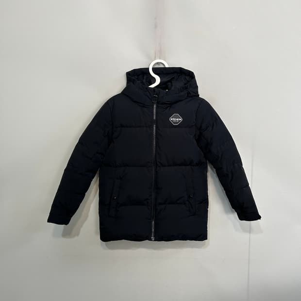 아이더 키즈 구스다운 패딩 130 블랙 