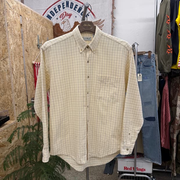 L.L.BEAN 엘엘빈 버튼다운 체크셔츠