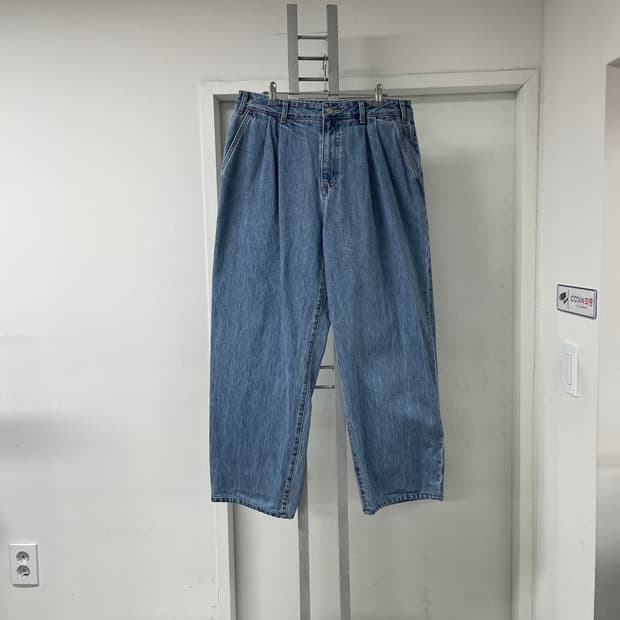 매너그램 와이드 데님 팬츠 36