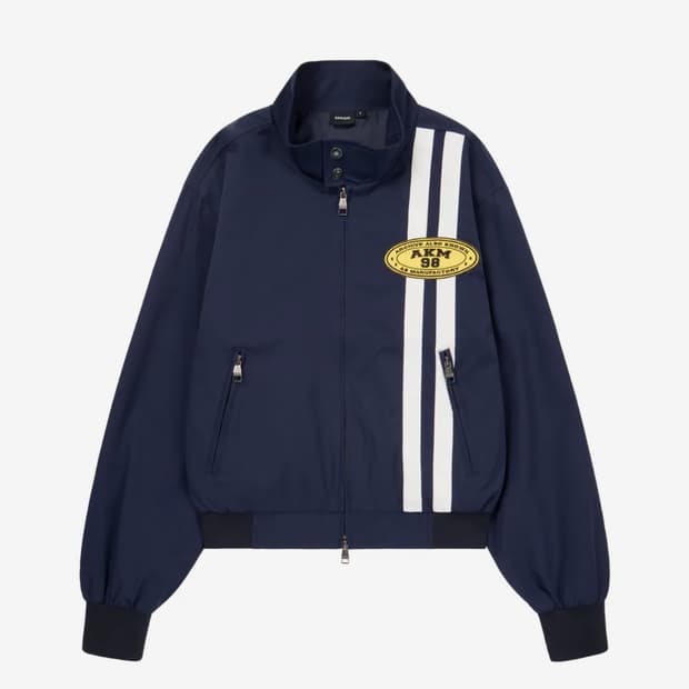 아캄 2-Lined Racing Jacket (Navy)