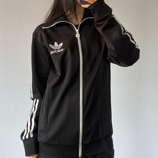 [L]아디다스 유로파 블랙 트랙탑 져지