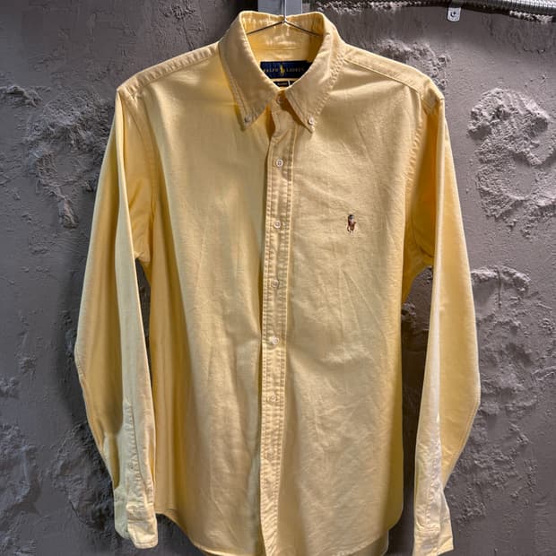 폴로 랄프로렌 클래식핏 옥스포드 셔츠 옐로우 SP