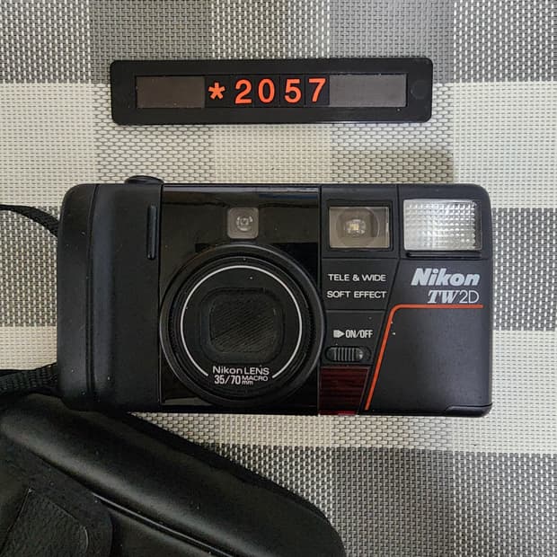 니콘 TW 2D 데이터백 필름카메라 파우치포함