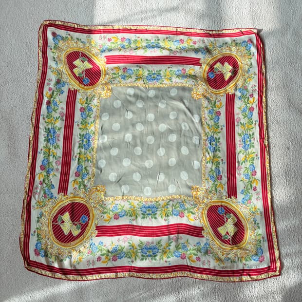 [정품] 빈티지 지방시 GIVENCHY 실크 스카프