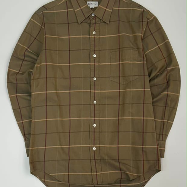 [L] 버버리 빈티지 체크 셔츠
