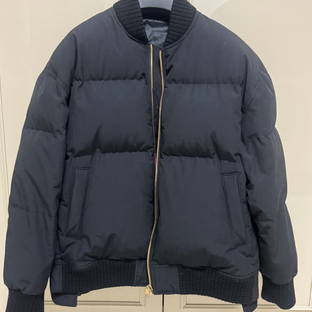 시스템옴므 구스다운 숏패딩 블랙[100]