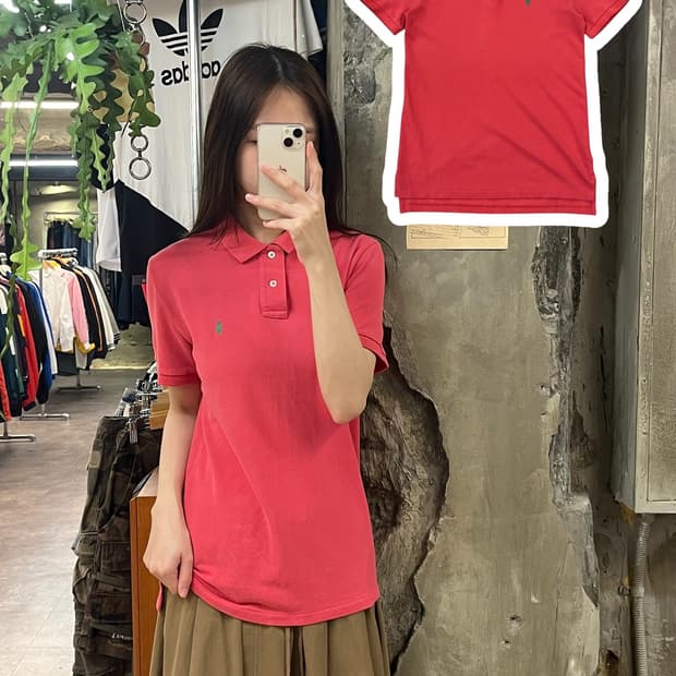 폴로 랄프로렌 반팔 카라티 핑크 #csz796