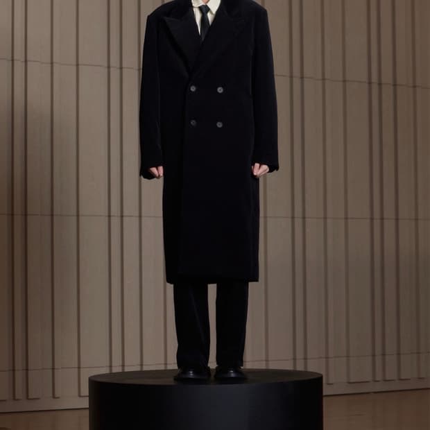 STU 클래식 코듀로이 코트 블랙M