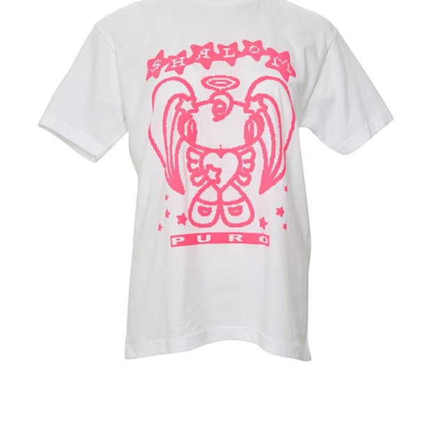 (택o새상품) 샬롬클럽 자이언트 퓨로 반팔 티셔츠 핑크 s