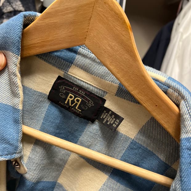 더블알엘 rrl 웨스턴 셔츠 xl