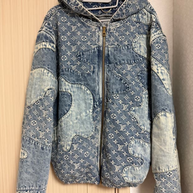루이비통 니고 데님 후드자켓