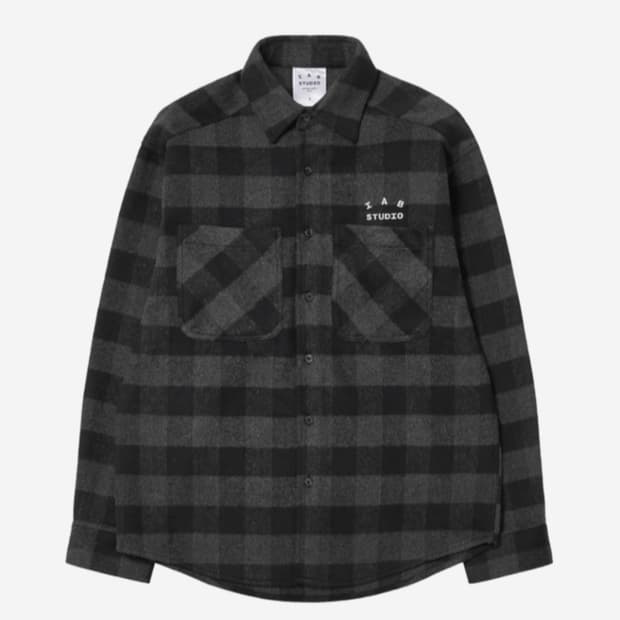 IAB Studio Gingham Check Shirt [XL]